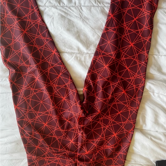 Adidas Womens Geometric Workout Pants - Picture 7 of 7